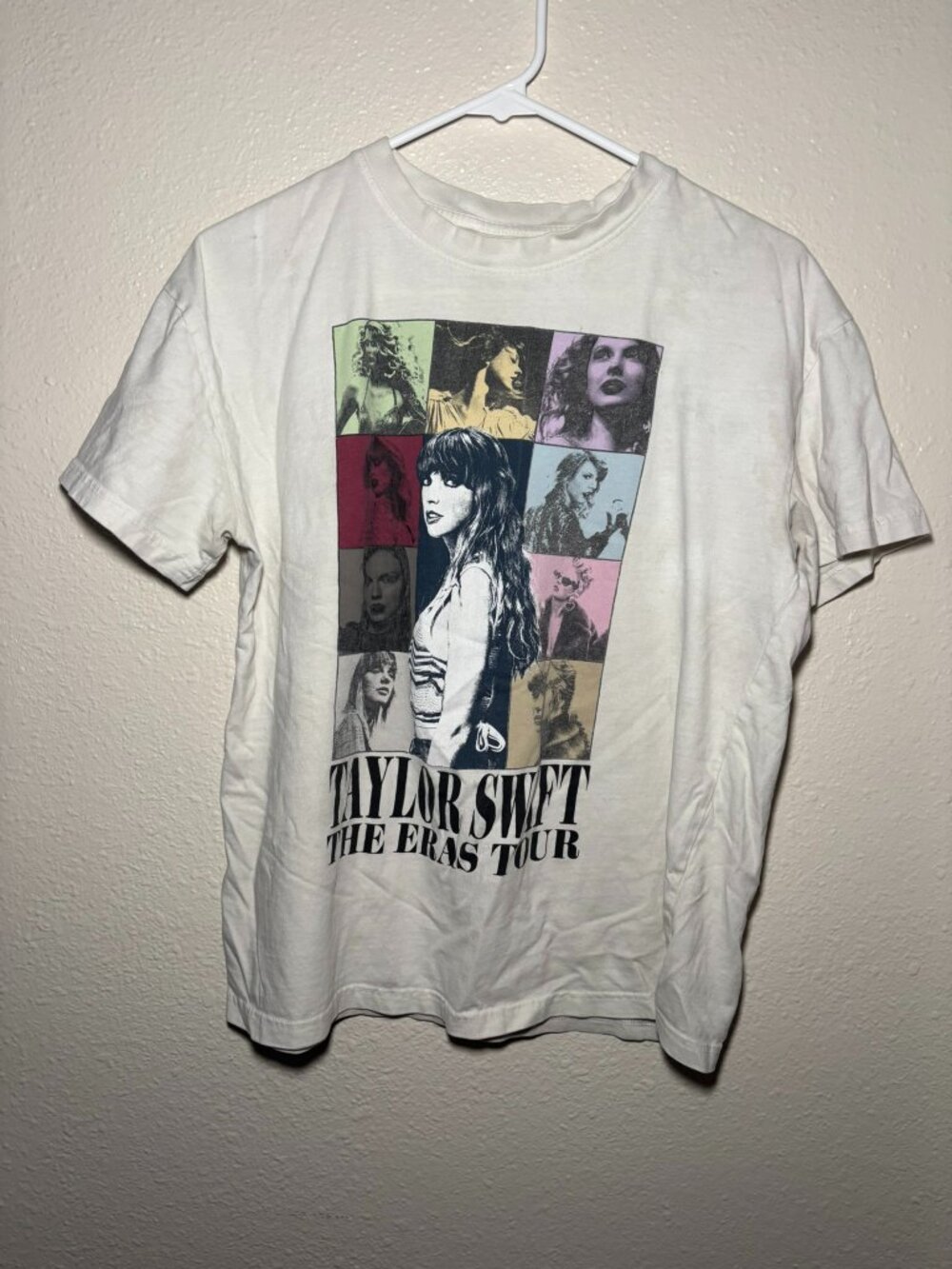 Taylor Swift Eras Tour T Shirt White Size Unisex S Official Concert Merch *READ